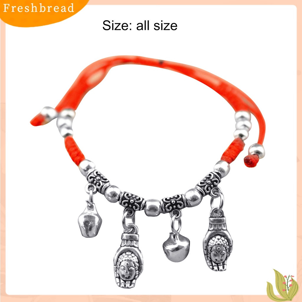 [TERLARIS]Bracelet Fashionable Corn/Horse/Elephant Pendant Bell Cotton Thread Chain Bracelet for New Year