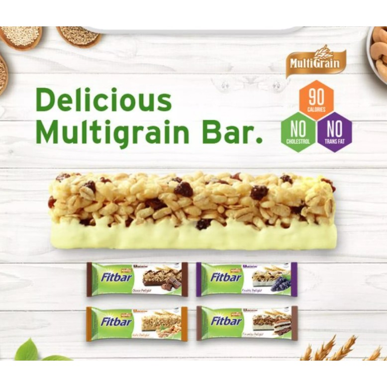 

Snack Fitbar Multigrain [22 gr] - Nut / Tiramisu / Choco / Fruit