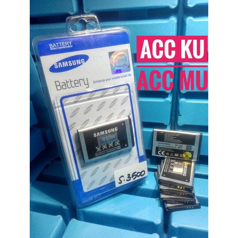 BATTERY / BATERAI SAMSUNG S3500 / E598 / AB403450BU ORI 99