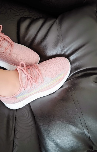 Baru sepatu sneakers wanita sepatu impor fashion sepatu rajut sport