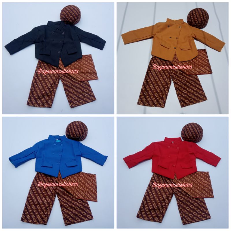 Baju Beskap Bayi // Baju Beskap Anak // Baju Adat Jawa Anak // Baju Anak Laki Laki