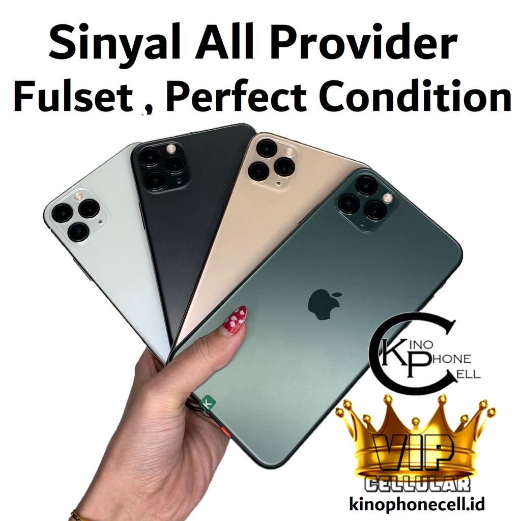 iphone 11 PRO 64GB/256GB/512GB PRO second  bekas 64/256/512 Original 100% Mulus Fullset