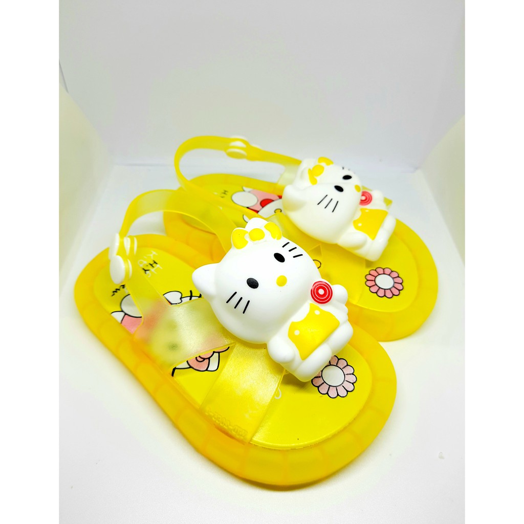 sandal Led Wanita Karakter Boneka HELLO KITTY Lucu Bisa Nyala /  Sandal Bayi HELLO KITTY Dengan Tali Belakang Terbaru / SANDAL JEPIT BISA NYALA / SANDAL LED IMPORT /SANDAL JEPIT ANAK-ANAK / SANDAL JEPIT MOTIF HELLO KITY / SANDAL TRENDY ANAK / SANDAL JEPIT