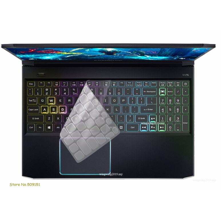 Skin Silikon Pelindung Keyboard Laptop Acer Nitro 5 AN515-45 AMD 5800H / 11th Intel 2021 15.6 &quot;