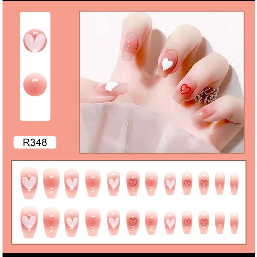 RC✔️ 24pcs kuku palsu fake nails kuku palsu modern