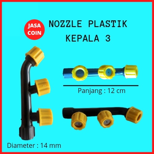 NOZEL NOZZEL KEPALA 3 / MATA UJUNG SPRAYER  NOZEL PLASIK