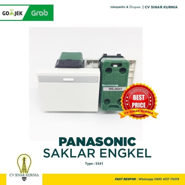 wej 5541 / mata saklar panasonic / mata saklar lebar panasonic sni Saklar engkel besar