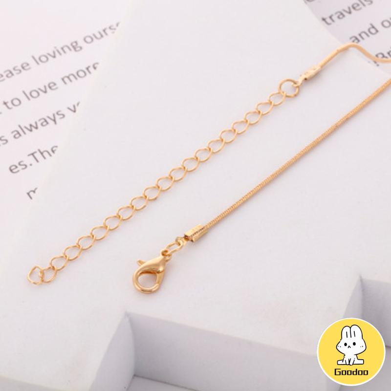 Fashion Kalung Salib Emas Kalung Sederhana Wanita Aksesoris Liontin Hypoallergenic -Doo