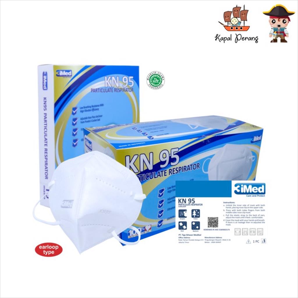 Masker KN95 - 3imed 10ply