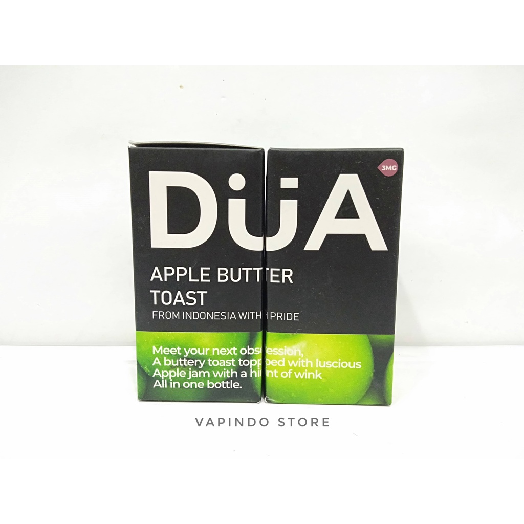 DUA APPLE BUTTER TOAST 60ML 3MG BY INDO BREW LIQUID