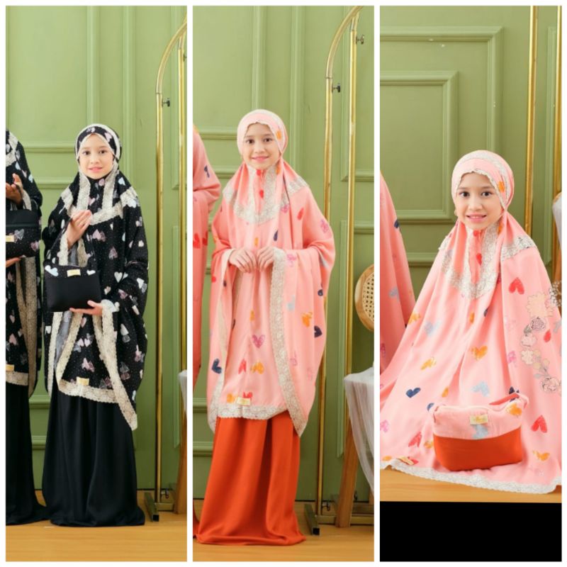 MUKENA ZAHRA KIDS (2 in1) ORI Alena Mukena