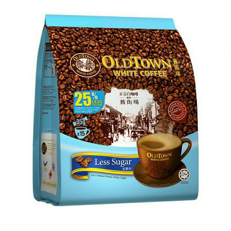 

OLDTOWN White Coffee 3 in 1 Less Sugar Malaysia (15 sachet)