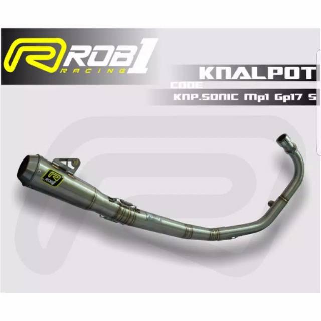 KNALPOT SONIC MP5 GP17 S ROB1 RACING