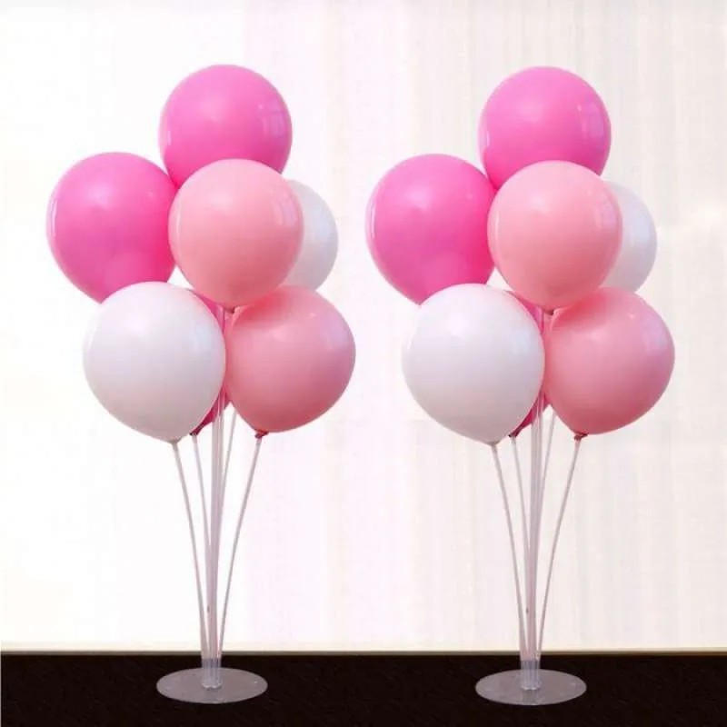 glinkshopStanding Balon 7in1 Stick Cup Standing Balon Tatakan Balon Tiang Dekorasi Balon Standing Stick Cup Balloon Decoration Gate balon