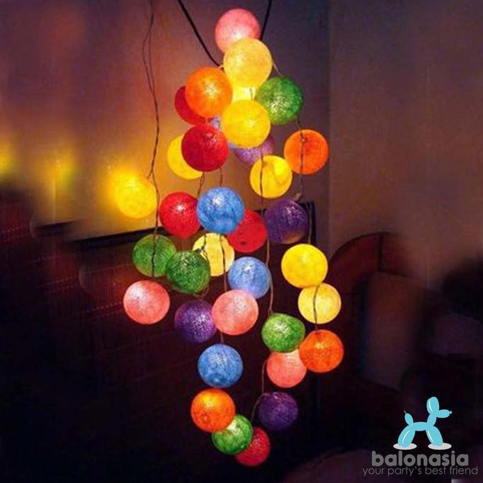 Diskon Balonasia Ball Light Led  Lampu Led Tumblr Benang Lampion Gantung Hias Terbaru