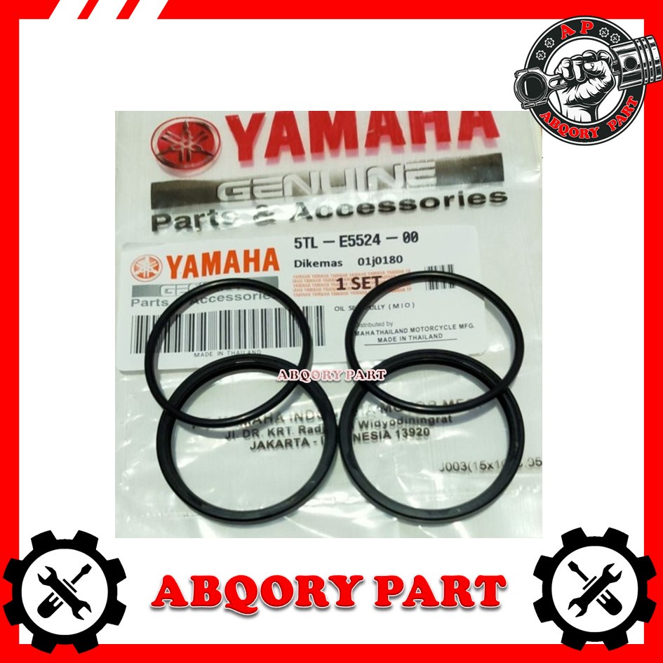 Abqory part____Sil Oil Seal Pully Oring CVT Mio Sporty Smile Soul Fino Nouvo 5TL-E7645-00