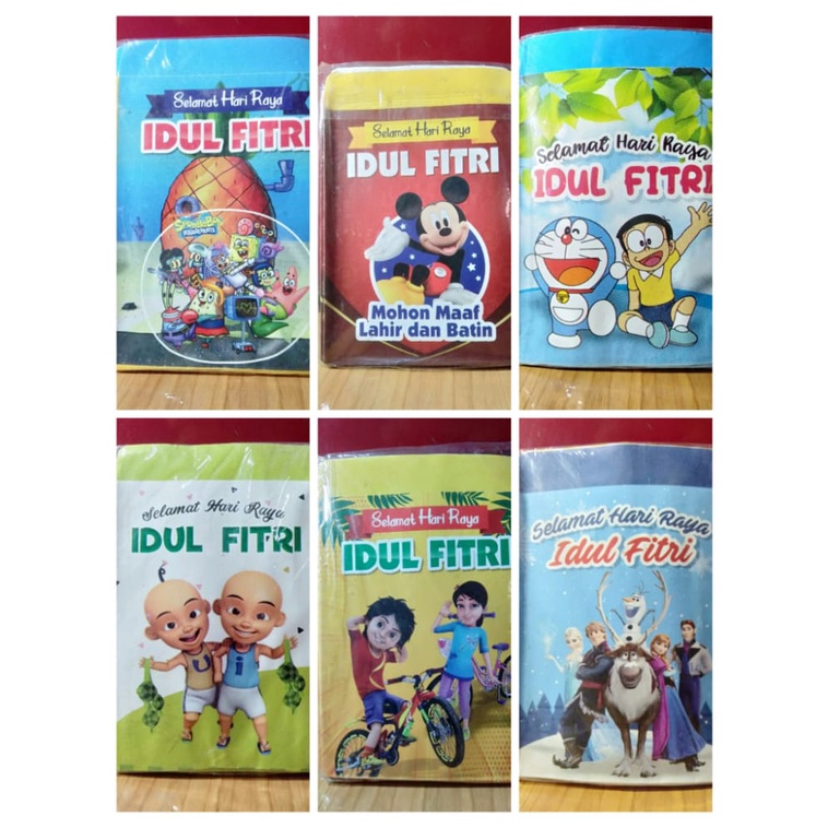 

Angpau Lebaran / Amplop Lebaran isi 10 motif kartun karakter