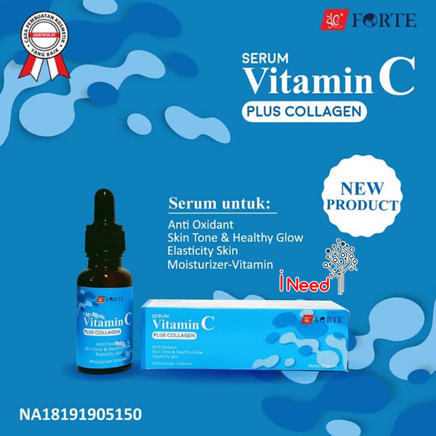 (INEED) ( BIRU ) SYB FORTE SERUM VIT C PLUS COLLAGEN