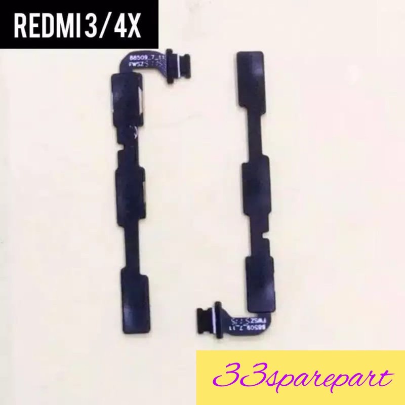 FLEXIBLE ON OFF+VOL XIAOMI REDMI 3/3S/4X ORIGINAL