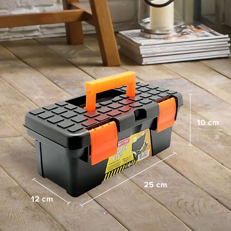 KENMASTER Toolbox Mini B250 Tool Box Multifungsi Tempat Penyimpanan Perkakas Biru Hijau Orange