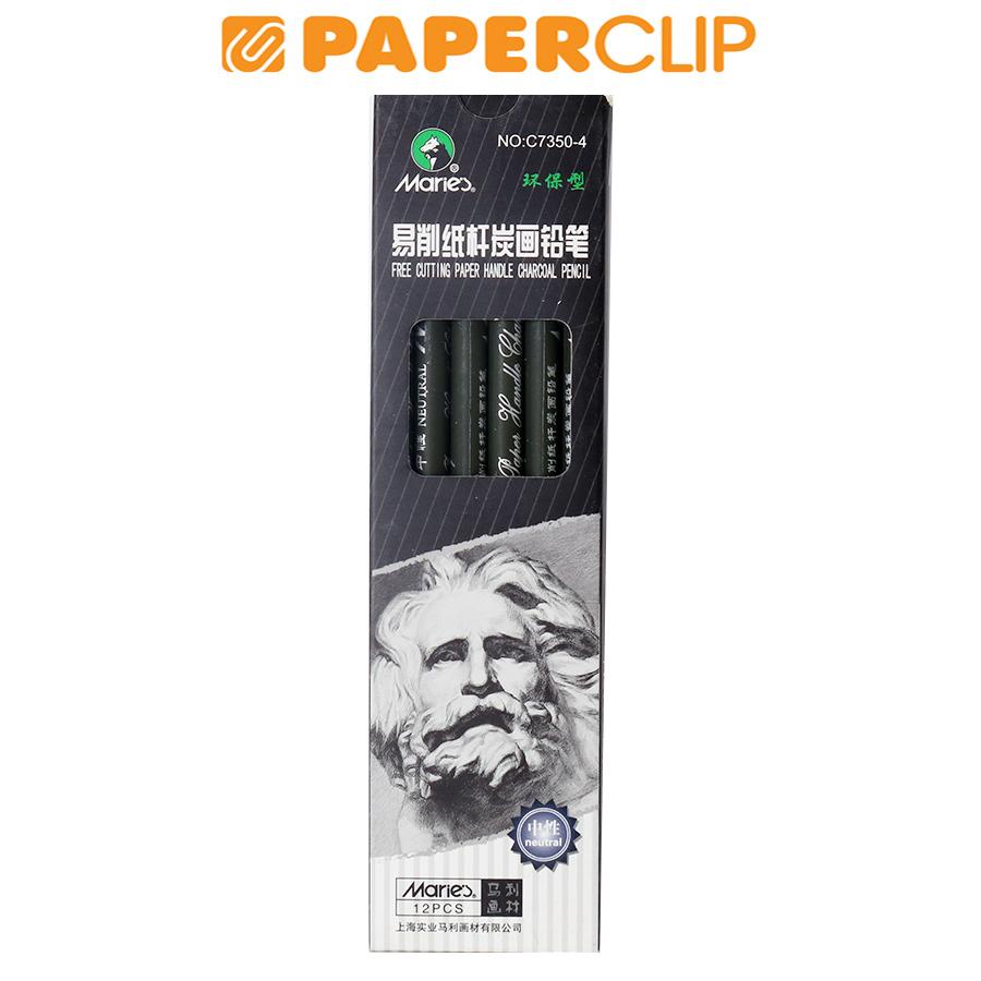 

CHARCOAL PENCIL MARIES C7350-4 NEUTRAL SET 12