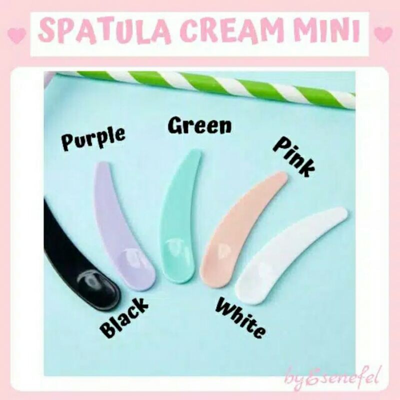 SPATULA MINI / SPATULA CREAM / SENDOK MASKER / SPATULA KOSMETIK / SPATULA KRIM / SPATULA MASKER