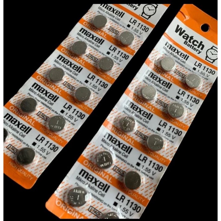 Battery LR-1130 Batere - Baterai LR1130/ AG10 Batre AG-10 Button Cell