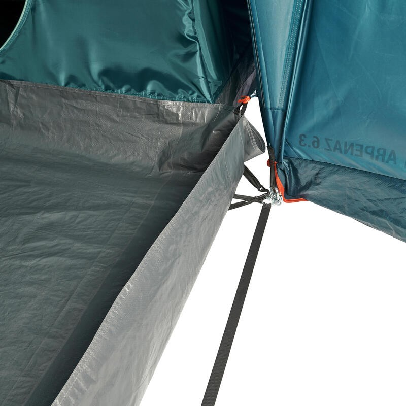 QUECHUA Arpenaz Family 6.3 Tenda 3 Kamar Untuk 6-10 Orang