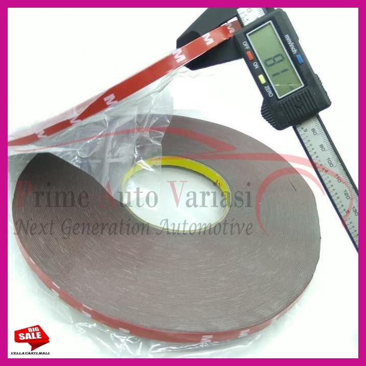 

VERCOCAR- DOUBLE TAPE MODEL 3M 8MM X 33M - DOUBLE TAPE 3M MERAH -ASLIII.