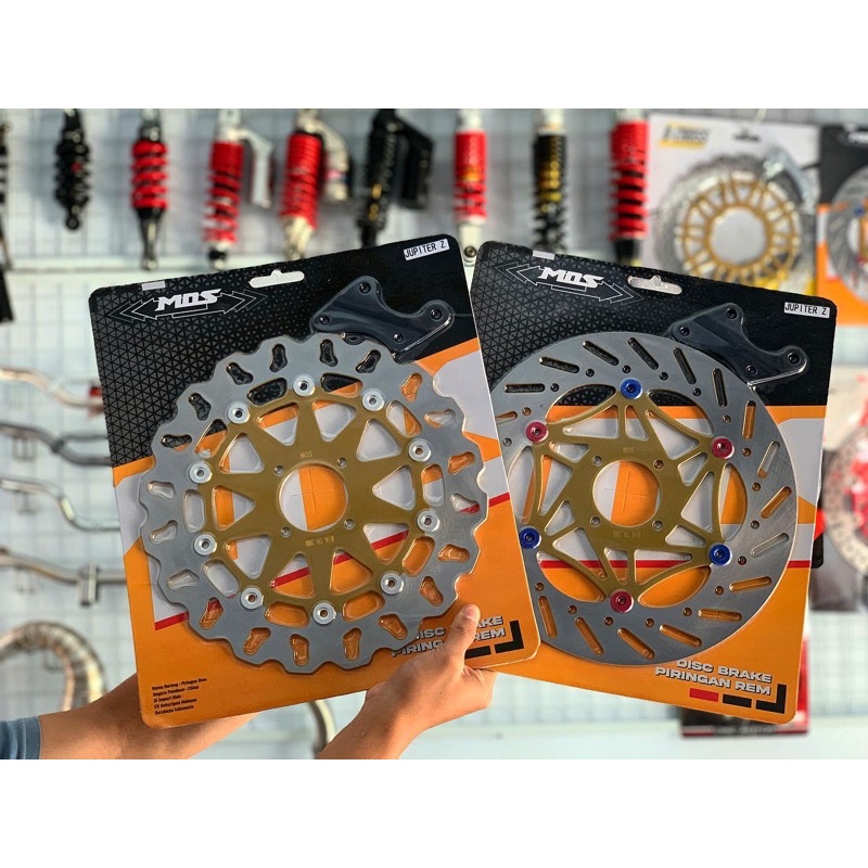 DISC BRAKE PIRINGAN REM CAKRAM DEPAN MOS 300mm JUPITER Z VEGA FizR BUKAN DAYTONA KTC MOTO1 BREMBO
