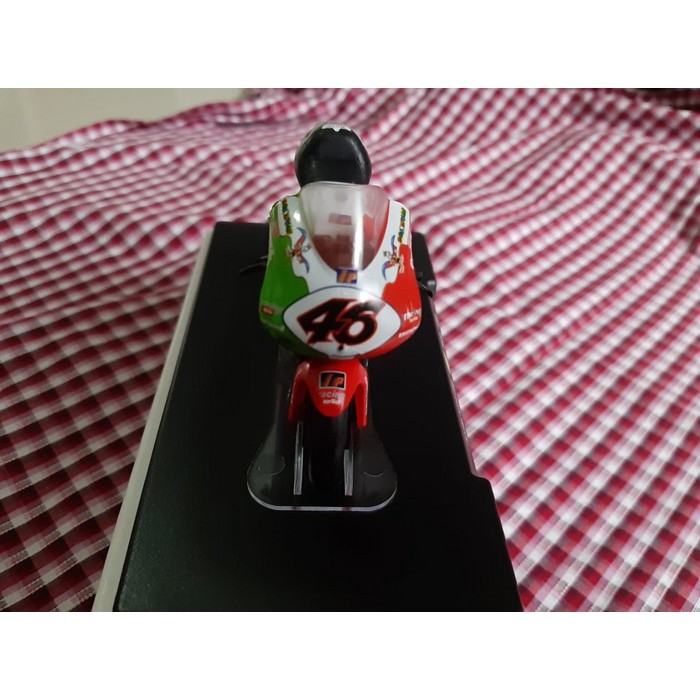 DISKON - DIECAST MINIATUR MOTOGP LEO MODELS VALENTINO ROSSI 1998 IMOLA