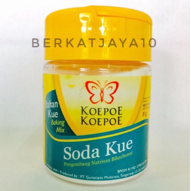 Soda Kue Koepoe koepoe Baking Soda Pengembang Kue 81 gr Natrium