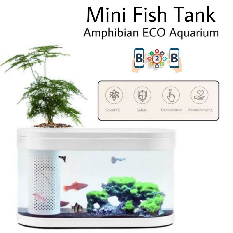 GEOMETRY MINI FISH TANK Amphibian ECO Aquarium