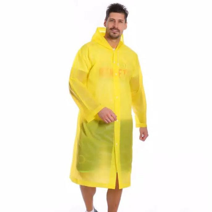 Bagus Jas Hujan Ponco Pria & Wanita Jas Hujan Transparan Jas Hujan Fashion Gilaa