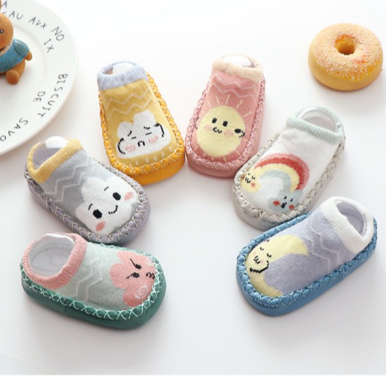 babyfit CLOUD moccasins sepatu bayi anak antislip kids sock 0804-r