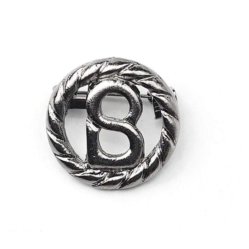 Bros B/bross signature branded import premium/brooch button/Bros hijab Athar shop scarve/Bros dada-Bulat ulir hitam