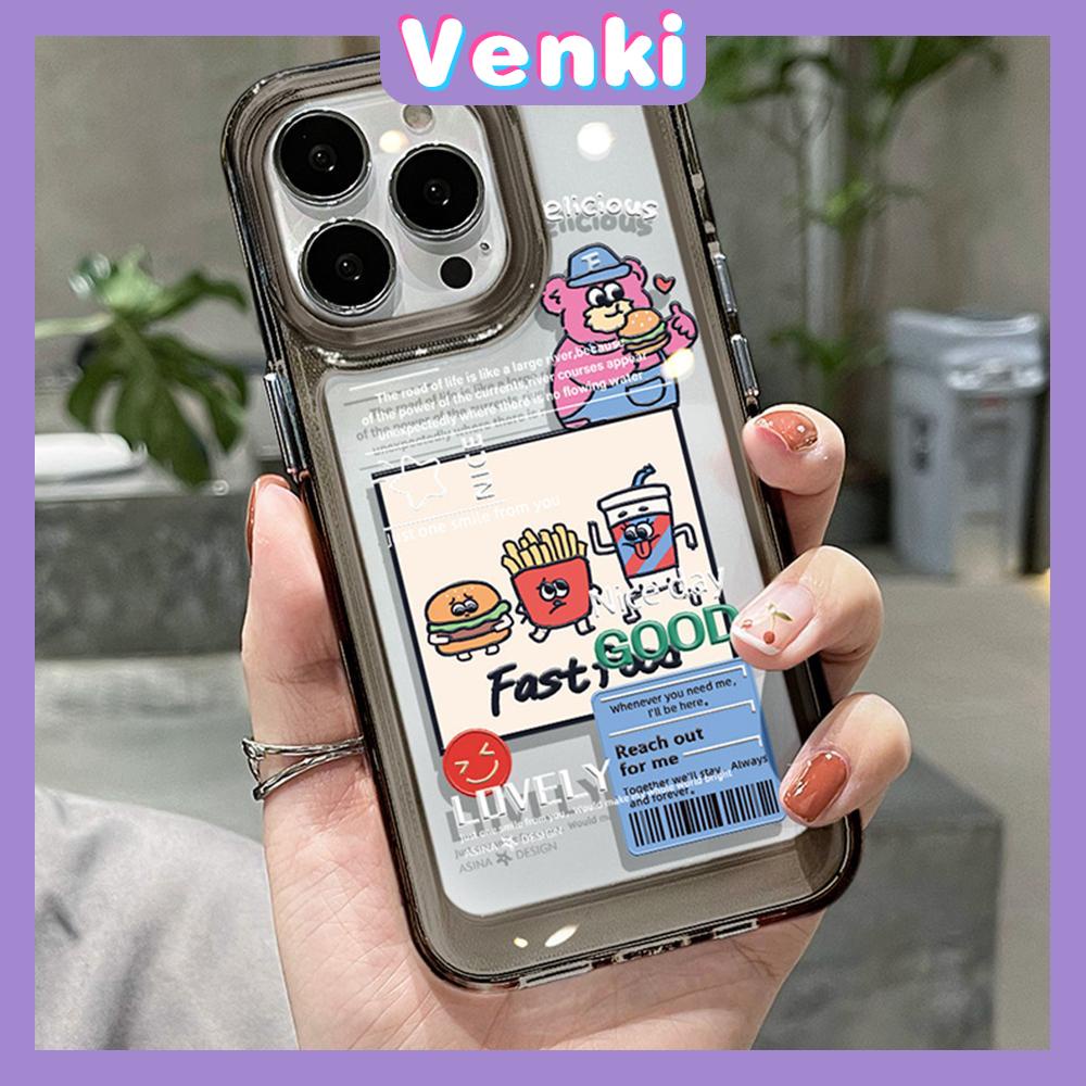 iPhone Case HD Acrylic High Quality Hard Case Clear Case Metal Button Protection Camera Shockproof Cartoon Cute Compatible For iPhone 14 Pro Max 14 Plus 13 Pro Max 12 11 XR 7Plus