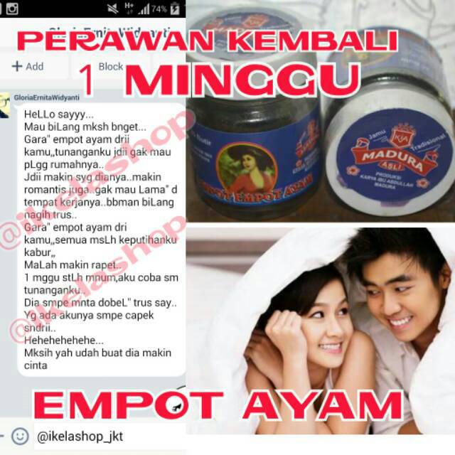 

EMPOT EMPOT AYAM PIL PERAWAN