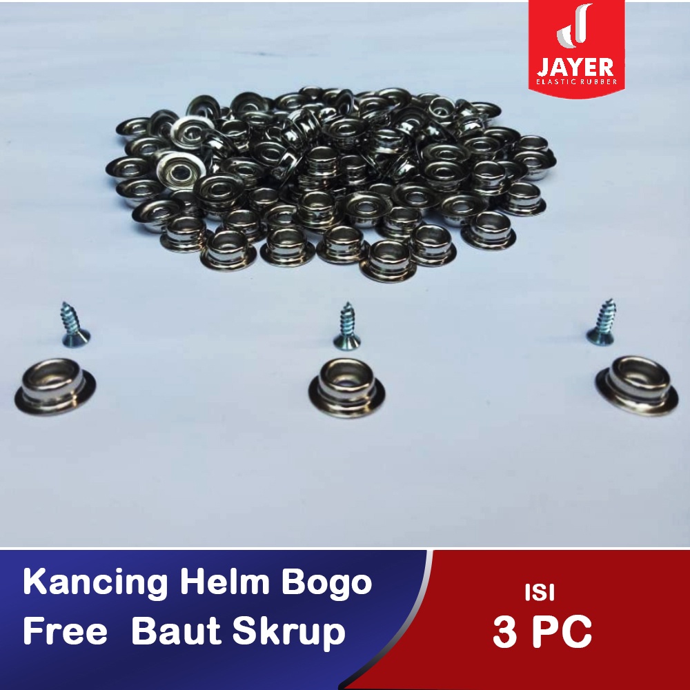 Kancing Helm Bogo Retro dll Free Baut Skrup / Kancing Variasi Helm