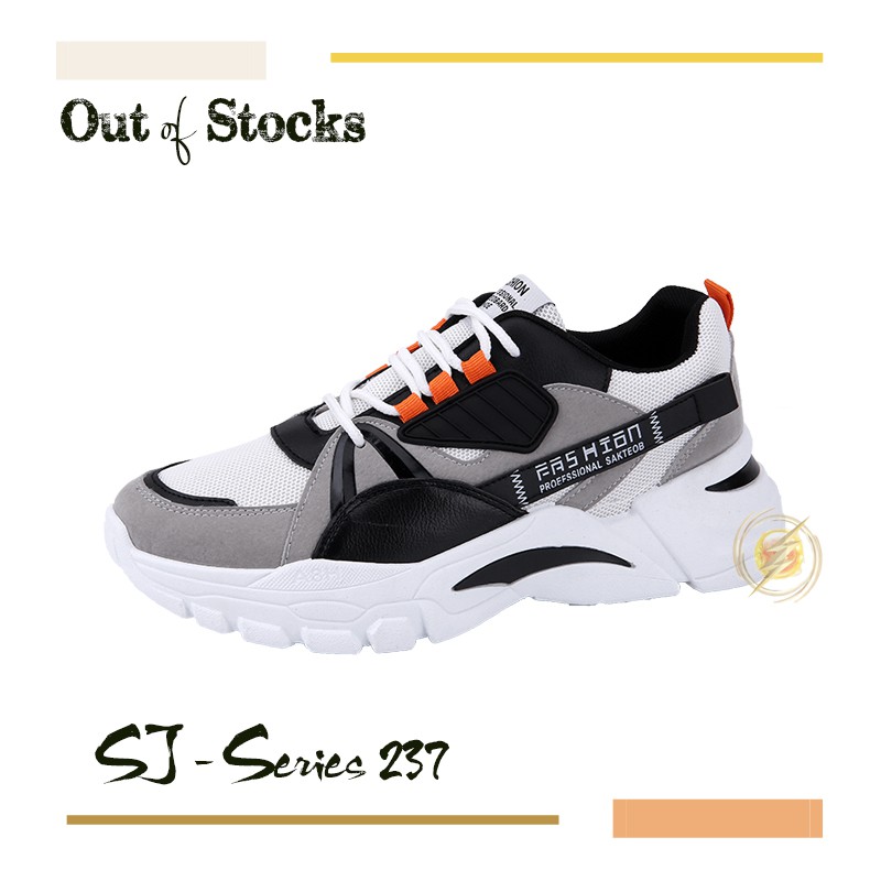 [OOS] Sepatu Sneakers Pria Trendy Kualitas Import Super Premium - 237