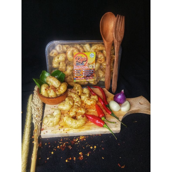 

Makaroni mekar dengan varian rasa, renyah gurih,