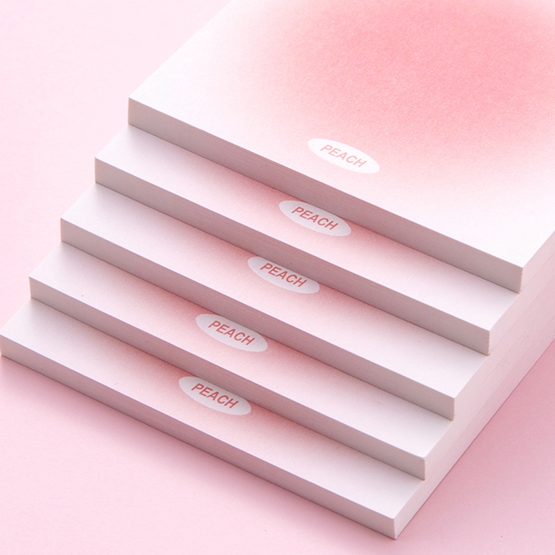 50 Lembar Sticky Notes Warna Gradasi Pink Untuk Pelajar