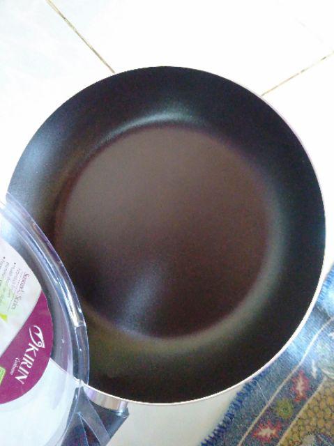 Kirin Fry Pan 24cm Sasando Series Frypan Wajan Goreng Teflon Hijau