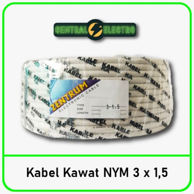 Kabel Listrik Kawat NYM 3 x 1.5 (Per Meter)