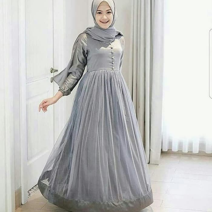 QUEEN Dress Hijab Gamis Tile TERBAIK