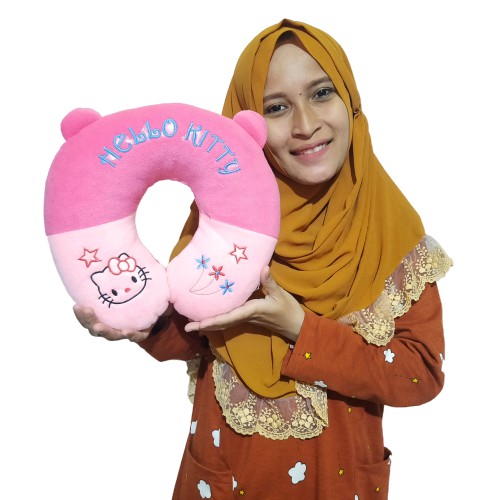 boneka Bantal leher VELBOA karakter murah, Doraemon,kitty dan lainnya