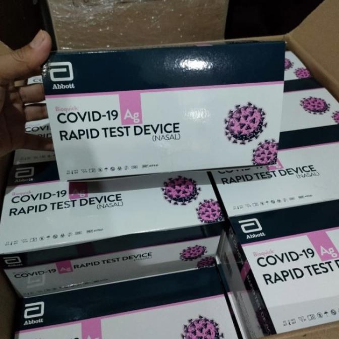 Abbott Antigen Nasal Swab Test 25 Pcs 1 Box Hermandiantoromart