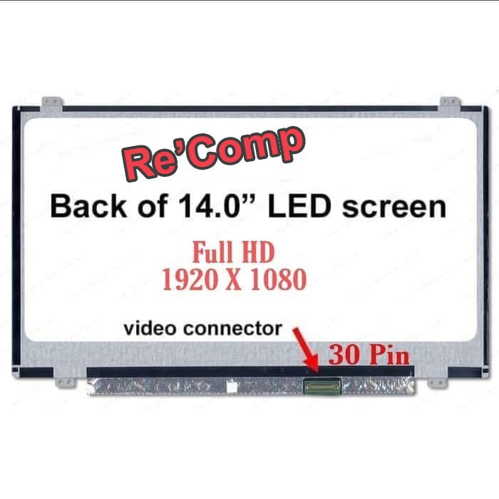 LED LCD Laptop IBM Lenovo T440 T440P T440S 14 inch 30 pin Full HD