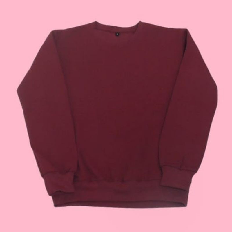 CREWNECK POLOS MAROON