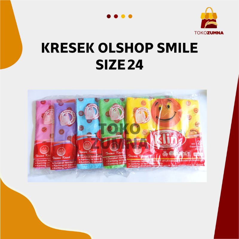 Kresek Smile / Kantong Kresek Olshop / Kantong Olshop / Perlengkapan Olshop
